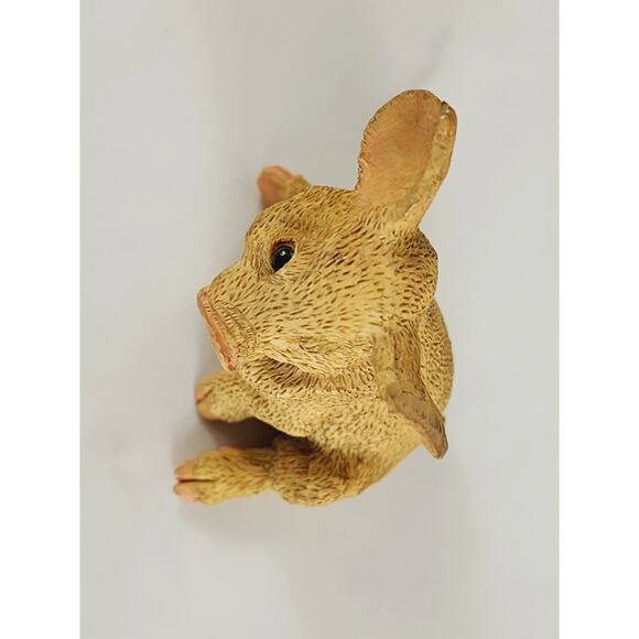 Mini Pig Piglet Piggy Sitting Cute Face Farm Animal Figurine 3 1/2" Year 90s Vtg - Picture 11 of 14